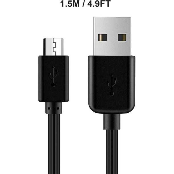que te diviertas flaco A bordo 5V 1A Micro USB Wall Charger, Android Charger Cable, 5 Volt 1000mA AC to DC  Power Adapter for Charging - Walmart.com
