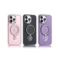 thumbnail image 2 of For Apple iPhone 14 Plus (6.7") Premium Case with MagSafe Compatible Wireless Charging Stand Hybrid PC Shockproof Case Cover fit iPhone 14 Plus - Pink, 2 of 8