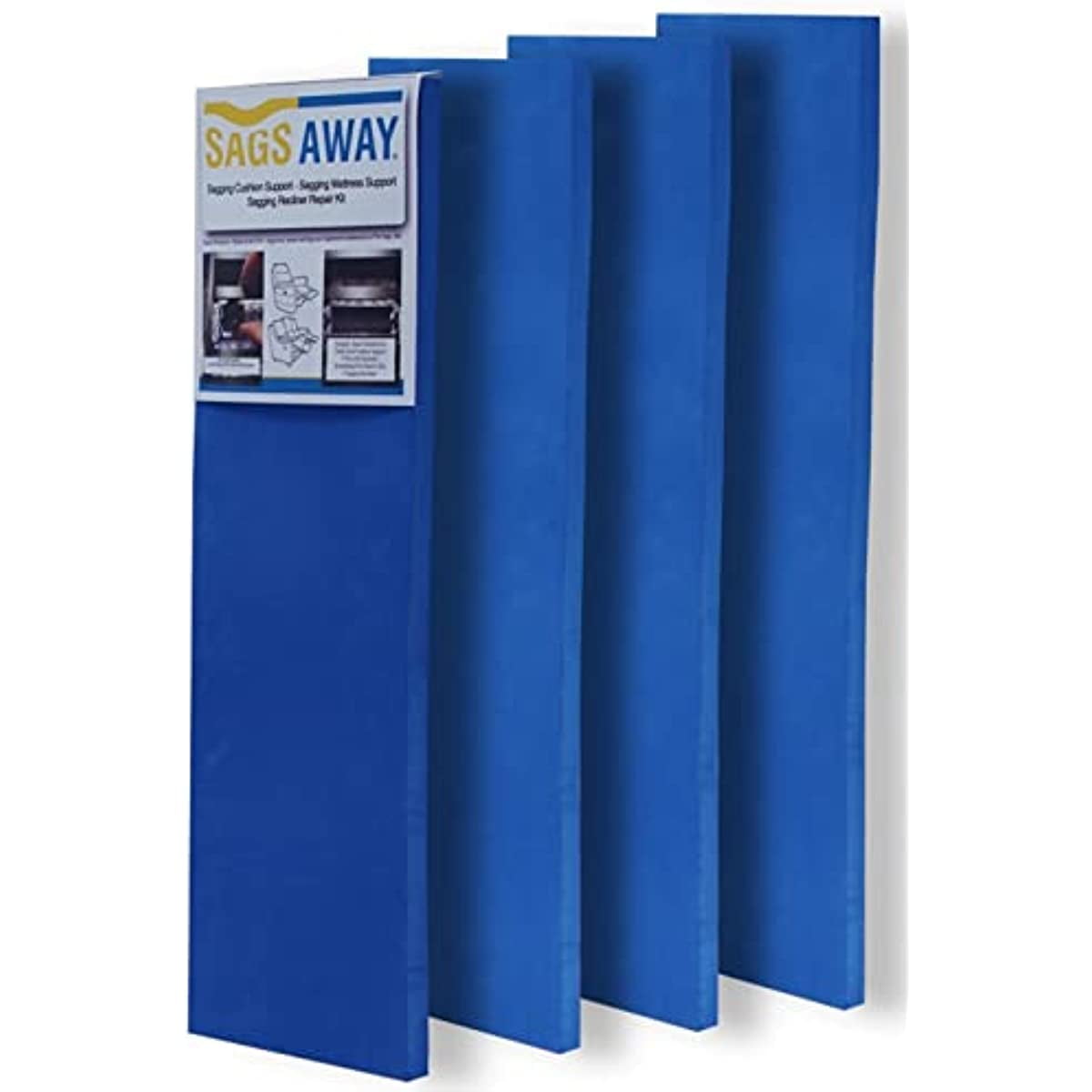 4 Piece Sagging Recliner DIY Repair Kit. No Tools Needed. High Density