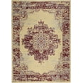 thumbnail image 2 of Nourison Grafix SET Cream/Red Center Medallion Indoor Rug, 2 of 9