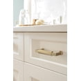 thumbnail image 2 of Amerock Balon 3 inch (76mm) Center-to-Center Golden Champagne Cabinet Pull, 2 of 6