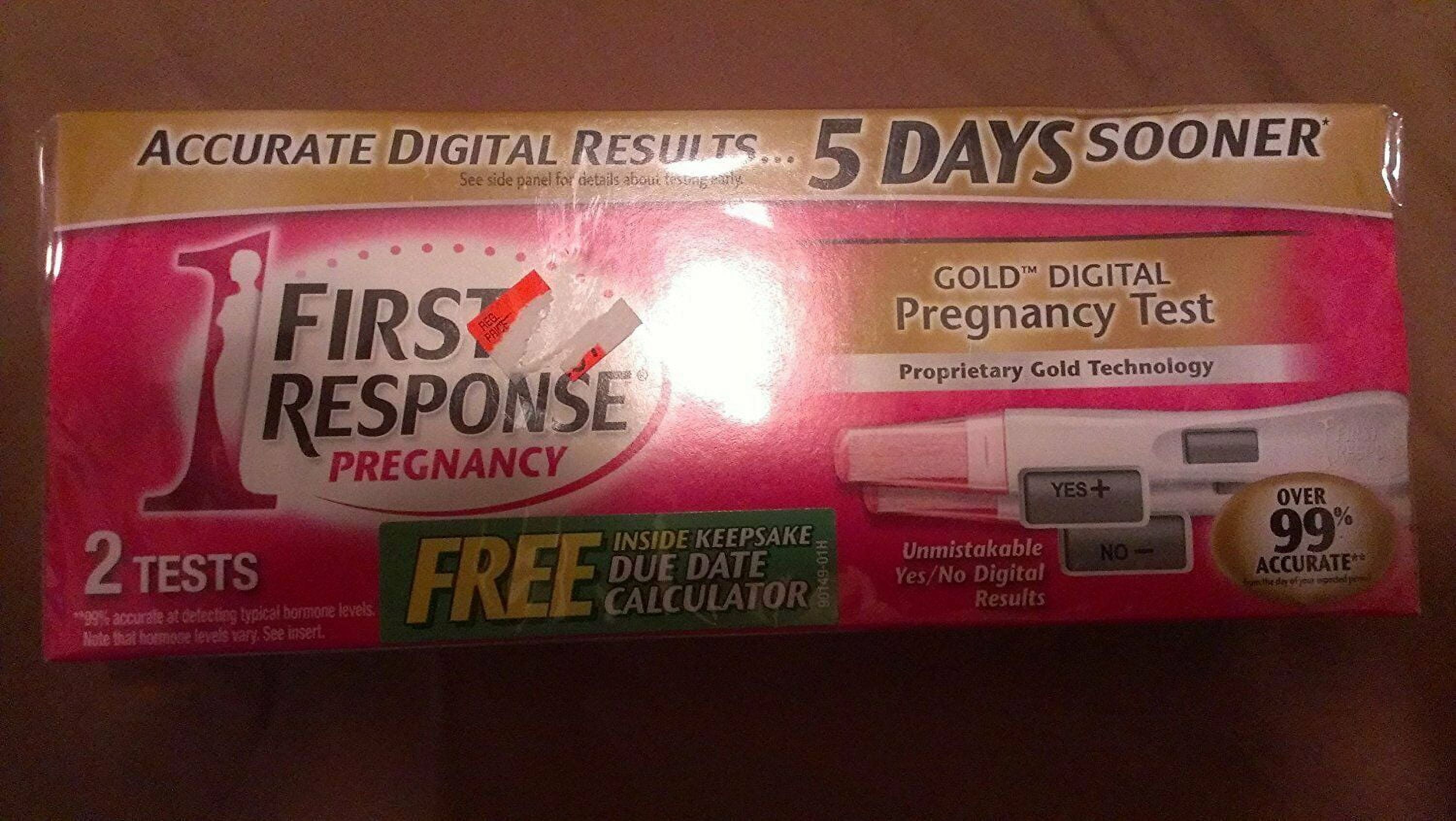 2 Pack - -First Response Gold Digital Pregnancy Test Kit 2 count Each