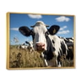 thumbnail image 2 of Designart "Majestic Cattle II" Animals Floater Framed Canvas Print, 2 of 7