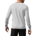 thumbnail image 3 of Langwyqu Men's V Neck Sweater Knitted Jumper Sweater Long Sleeve Pullover Top, 3 of 5