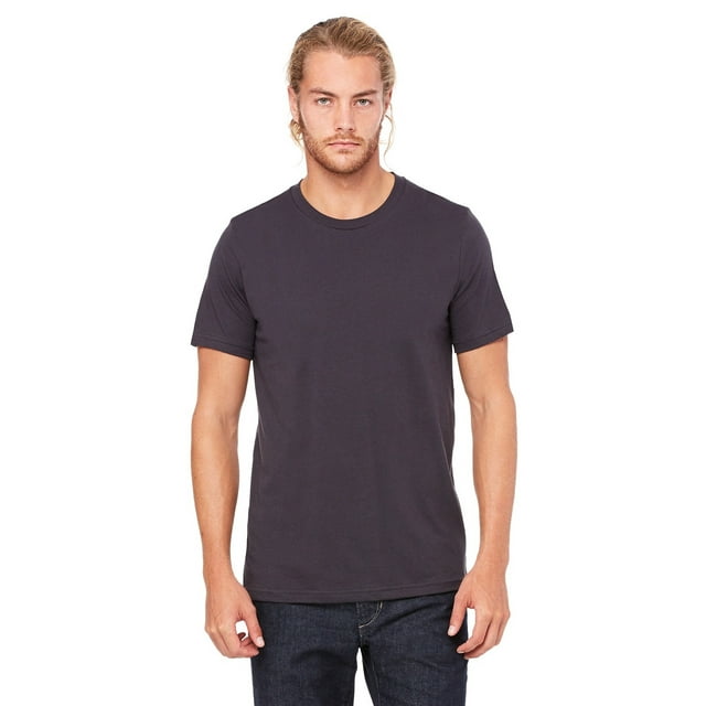 Bella + Canvas T-Shirt Unisexe à Manches Courtes - Gris Foncé - 2TG