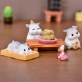 thumbnail image 5 of Resin Dollhouse Miniature Cute Cartoon Peeling Peanut Hamster Mini Ornaments, 5 of 8