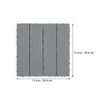 thumbnail image 2 of PENIKOKO Backyard Floor Tiles Interlocking PP Square Grey for Outdoor Use 1Pcs, 2 of 8