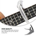 thumbnail image 4 of Durable Guitar Capo Professional Guitar Tuner Instrument Clip-on Tuner (Silver), 4 of 7