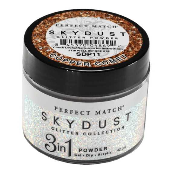 LeChat Perfect Match Sky Dust Glitter 3 in 1 Powder SDP11 Copper Comet 42g