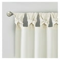 thumbnail image 4 of Tab Lined Window Curtain Panel Pair White 2-PK 50x84", 4 of 9