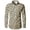 ZI Yellow, variant on Mens Shirts Casual 3D Floral Print Comfortable Long Sleeve Button Down Lapel Blouse Loose Lightweight Men Dress Shirt Orange L