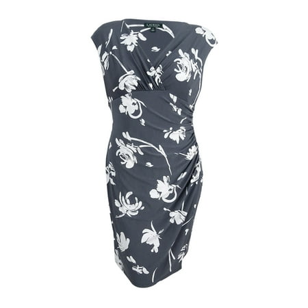 Printed Slinky Jersey Dress - Lauren by Ralph Lauren Women's Jersey Floral-Print Dress