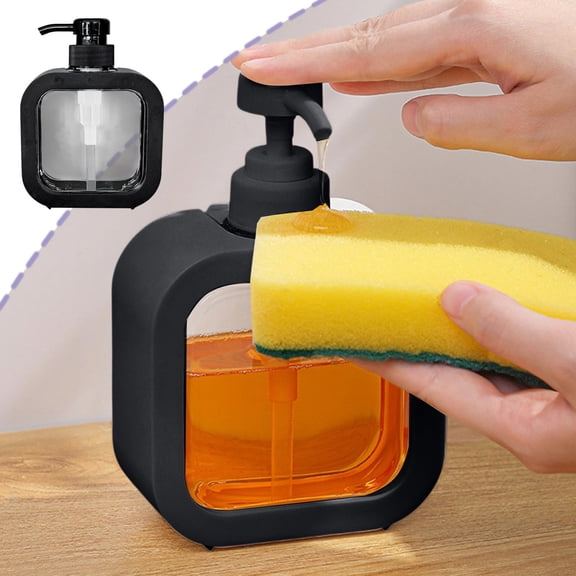 Yhmxh Soap Dispenser, Refillable Hand Soap Dispenser for Bathroom and Dish Soap Dispenser for Kitchen Sink, Liquid Soap Dispenser with Waterproof Label, White Bathroom Dispenser (10 Oz/300 ml)