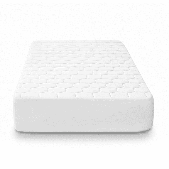 LammaLoe Queen Mattress Pad Waterproof, Quilted Fitted Queen Mattress Protector, Deep Pocket Cover Fits 8" 21", White
