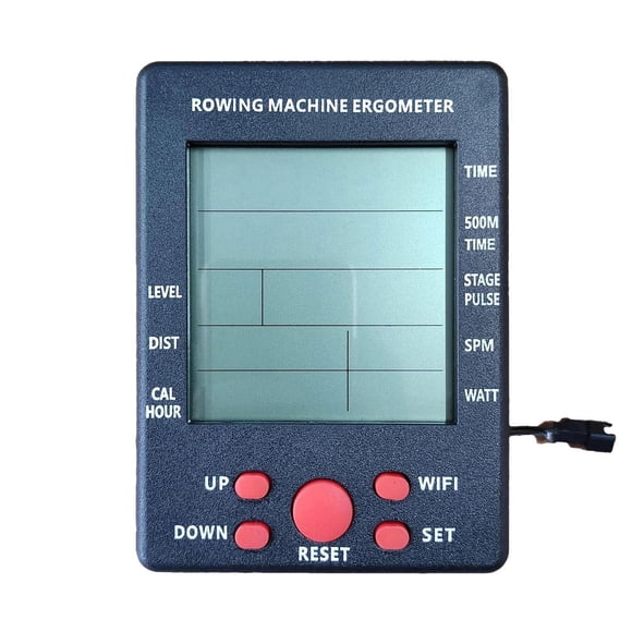 maskred Portable User-Friendly Rowing Machine Counter Speedometer for Indoor Fitness Style A 1Set