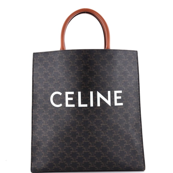Pre-Owned Vertical Cabas Tote Triomphe Coated Canvas Large By Rebag