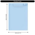 thumbnail image 5 of Folding Standing Up Acrylic Clipboard with Pen Clip Letter Size Paper Document Portable Writing Board For Office, 5 of 18