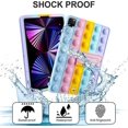 thumbnail image 2 of Funda para iPad Air de 4.ª generación (10.9 pulgadas) con soporte para iPad Pro de 11 pulgadas (3.ª y 2.ª generación, 2021/2020/2018), juguetes Fidget Pop, funda protectora de silicona Push-It Bubble., 2 of 5