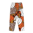thumbnail image 5 of Disketp Various Pumpkins Print Women'S Comfy Pajama Pants Casual Drawstring Palazzo Lounge Wide Leg Pants, 5 of 9
