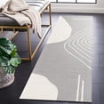 thumbnail image 2 of SAFAVIEH Rodeo Drive Dusan Abstract Runner Rug, Gray/Ivory, 2'3" x 8', 2 of 8