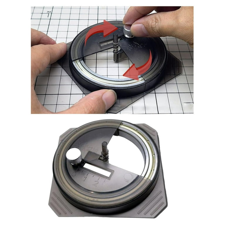 ANSAI Circular Cutter Model Hobbies Crafts Tool Cutting Dedicated Circle  (1mm-50mm) Stepless Adjustment