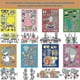 thumbnail image 4 of 2026 Spongebob Squarepants Theme 32 Sheets 8 Styles Make Your Own Stickers Make A Face Car Sticker Self Adhesive Decals Birthday Party Decoration Gift, 4 of 5
