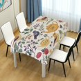 thumbnail image 4 of Yayeee Tablecloths 60" x 60" Rectangle Wrinkle Resistant Party Table Cover, Birds and Teapots, 4 of 8