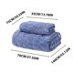 thumbnail image 3 of Juego de toallas de baño de forro polar grueso con diseño de tortuga, suaves, absorbentes y de secado rápido, para relajarse en el spa, forro polar premium, tamaño grande (180 x 203 cm), 3 of 9