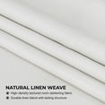 thumbnail image 4 of Birch Taupe Faux Linen Room Darkening Curtain (1 Panel), Birch, 50W X 108L, 4 of 11