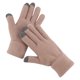 thumbnail image 5 of Qarigey 1 par de guantes de invierno para mujer, guantes gruesos de moda para mujer, accesorio de ropa artesanal de punto flexible con Color caqui Simple Caqui 2piezas Qarigey CBP205557, 5 of 6