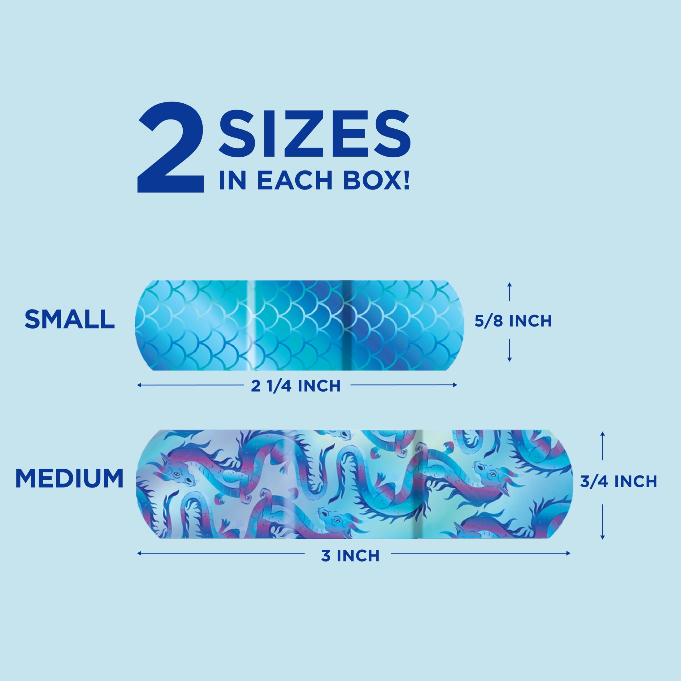 (3 pack) Band-Aid Brand Flexible Fabric Magic Shimmer Bandages, Assorted, 40 Count