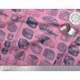 thumbnail image 3 of Soimoi Rayon Crepe Fabric Grains & Fish Food Decor Fabric Printed Yard 46 Inch Wide, 3 of 3