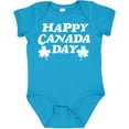 thumbnail image 3 of Inktastic Happy Canada Day with Distressed Maple Leaves Boys or Girls Baby Bodysuit, 3 of 5