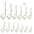 thumbnail image 2 of Dr.Fish 100 Pack Aberdeen Fishing Hooks Extra Long Shank Bronze Light Wire Offset Hooks High Carbon Steel Live Bait Hooks Freshwater Bass Crappie Walleye Panfish Rigs Size 1, 2 of 7