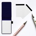 thumbnail image 4 of Hweilai Leather Notepad Holder (Blue) 138*86*15mm Replacement Notepads and a Metal Pen Multifunctional Mini Notepad Portable Notebook for Adults Students, 4 of 4