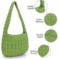thumbnail image 4 of CHUNTIAN Quilted Tote Bag for Women Large Puffer Tote Quilted Bag Crossbody Padding Shoulder Bag Lightweight Puffer Bag Puffy Tote Bag, 4 of 6