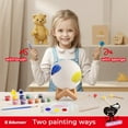 thumbnail image 3 of Piano Potato Paint Your Own Moon Lamp Kit for Kids, 2-in-1 Space Craft & STEM Learning Set with LED Lights, DIY Moon Lamp & Space Themed Plaster Painting,Gift for Boys & Girls Ages 6-12, 3 of 6