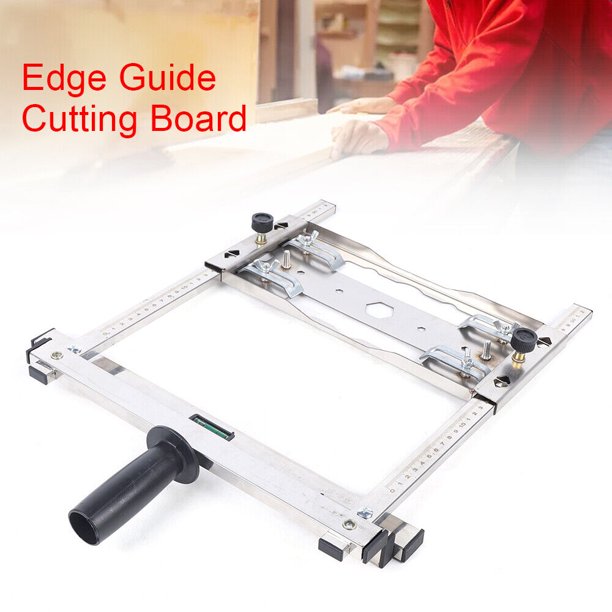 Fichiouy 4" Woodworking Edge Guide Positioning Frame Circular Saw