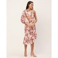 thumbnail image 3 of Moomaya One Shoulder Ruffle Dress, Printed High Low Summer Dresses For Women, 3 of 8