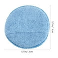 thumbnail image 2 of EeaseCA 5pcs Microfiber Round Sponges Practical Cleaning Sponges Waxing Sponges (Blue), 2 of 8