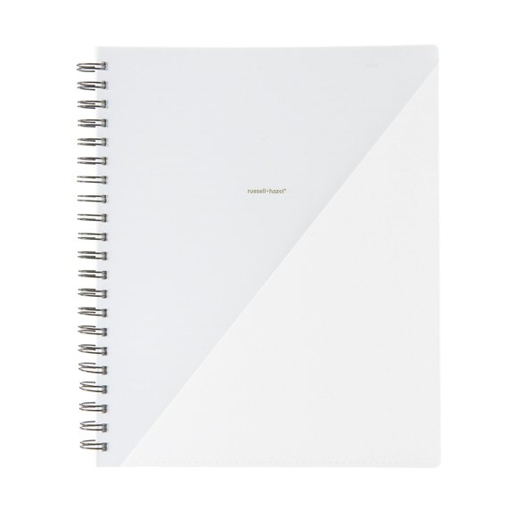 Cuaderno RUSSELL+HAZEL Signature Spiral 23x28 cm blanco