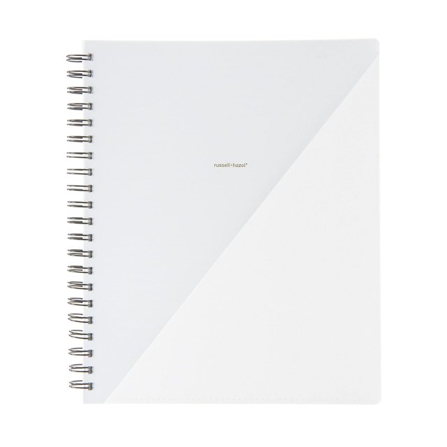 Cuaderno RUSSELL+HAZEL Signature Spiral 23x28 cm blanco