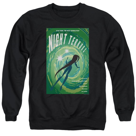 Star Trek Tng Season 4 Episode 17 Adult Crewneck Sweatshirt Black