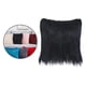 thumbnail image 4 of Funda de Almohada Larga de Lujo Sintética, Funda de Cojín de Felpa Súper Suave, Sofá Cama de Lujo para El Hogar, Coche Decorativa, 40x Negro Sunnimix funda de almohada de piel sintética, 4 of 8