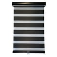 thumbnail image 1 of ITY - Olivia Stone - 52" X 84" Alternate Zebra Blinds Window Shade Cordless Black, 1 of 10