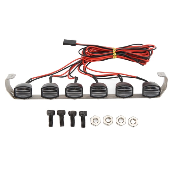 Accesorio para coche RC, barra de luces LED LED, lámpara de techo para coche RC, luces LED para coche RC, estética elegante