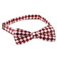 thumbnail image 1 of de moño tejida con rayas de esmoquin para hombre, en y negro SM SunniMix Corbata de moño, 1 of 8