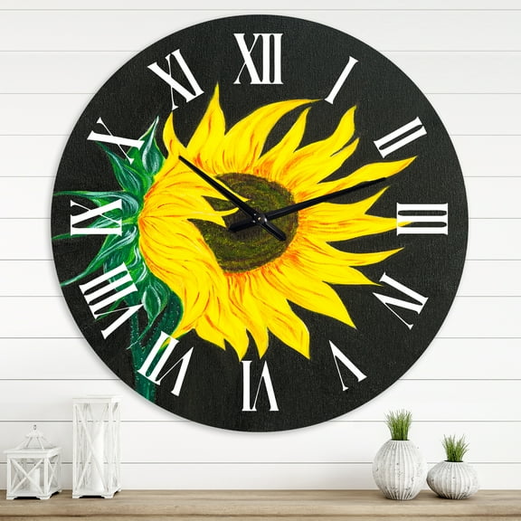 Designart 1 in Quartz Traditional Wall Clock