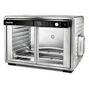 Gourmia 37 Qt Air Fryer French Door Toaster Oven, 9-Slice Capacity, 12 Cooking Presets, Stainless Steel
