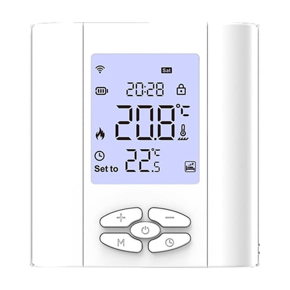 Thermostat for Gas Boiler Smart Thermostat Low Power Battery Thermostat Temperature Controller ,Easy to Install